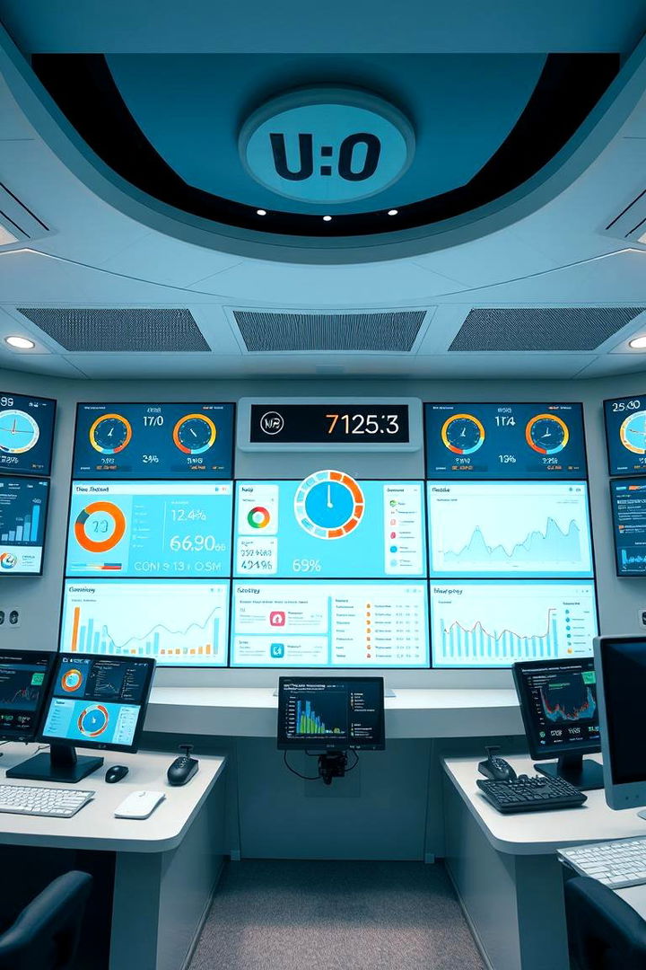 Digital Dashboard Command Center - Command Center Organization Ideas for Efficient Homes