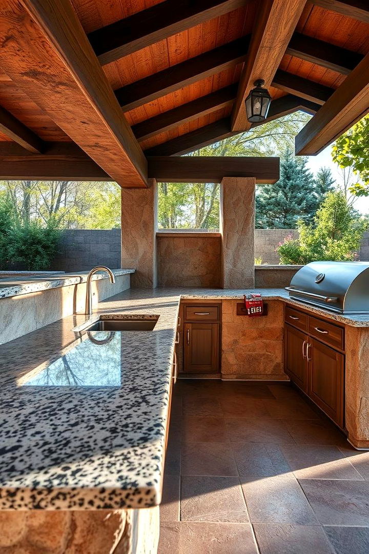 Durable Materials - Outdoor Kitchen Countertop Ideas for Stylish Cooking
