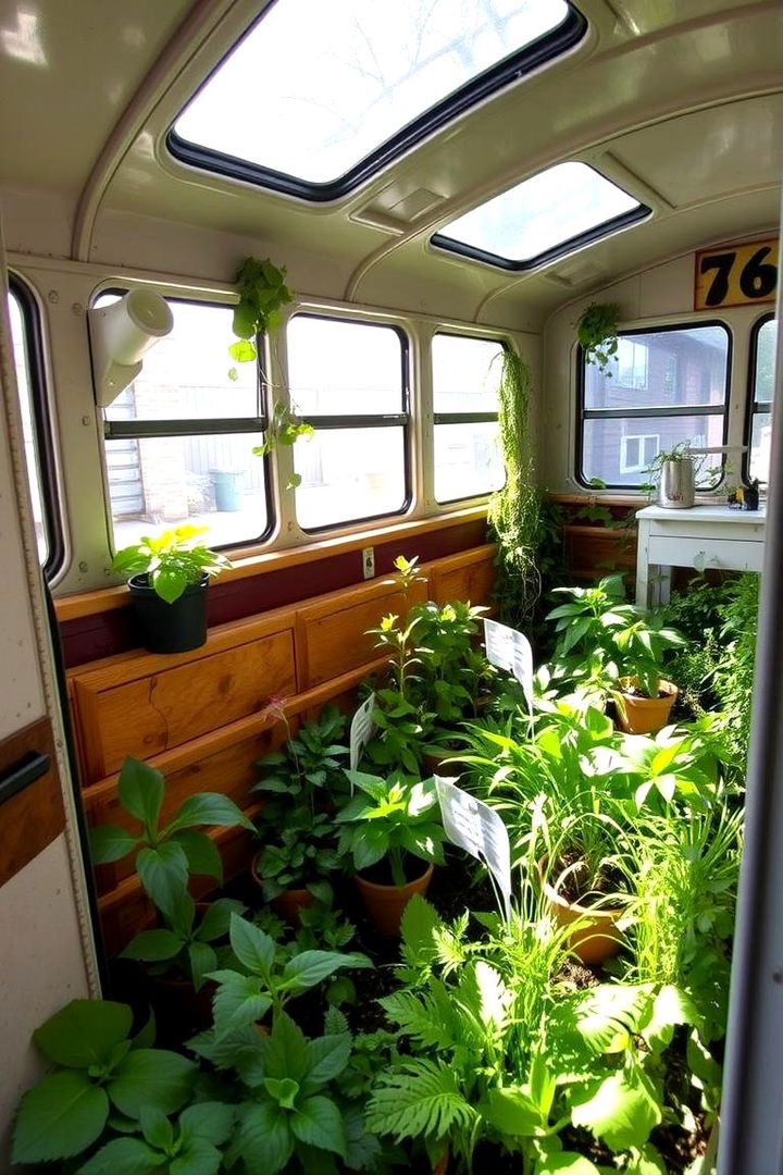 Eco Friendly Bus Haven Transformation - School Bus Greenhouse Ideas for Sustainable Gardening