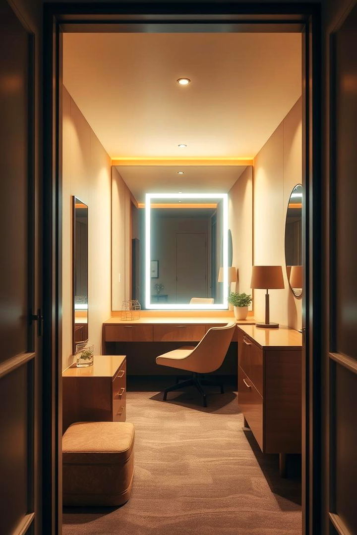 Efficient Mirror Magic - Small Dressing Room Ideas to Organize Your Wardrobe in Style