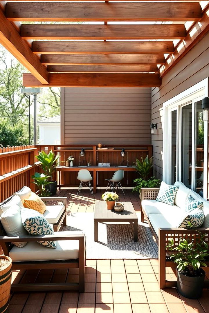 Efficient Space Saving Layout - Small Deck Design Ideas to Transform Your Outdoor Living Area