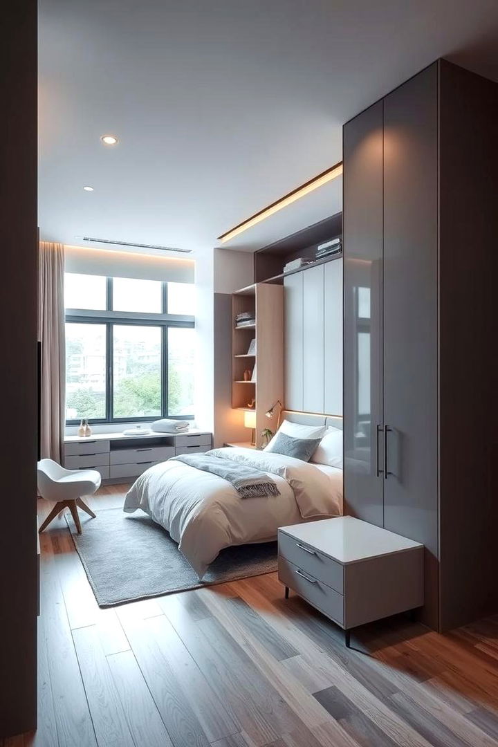 Efficient Space Utilization - Smart L-Shaped Bedroom Arrangements for Small Spaces