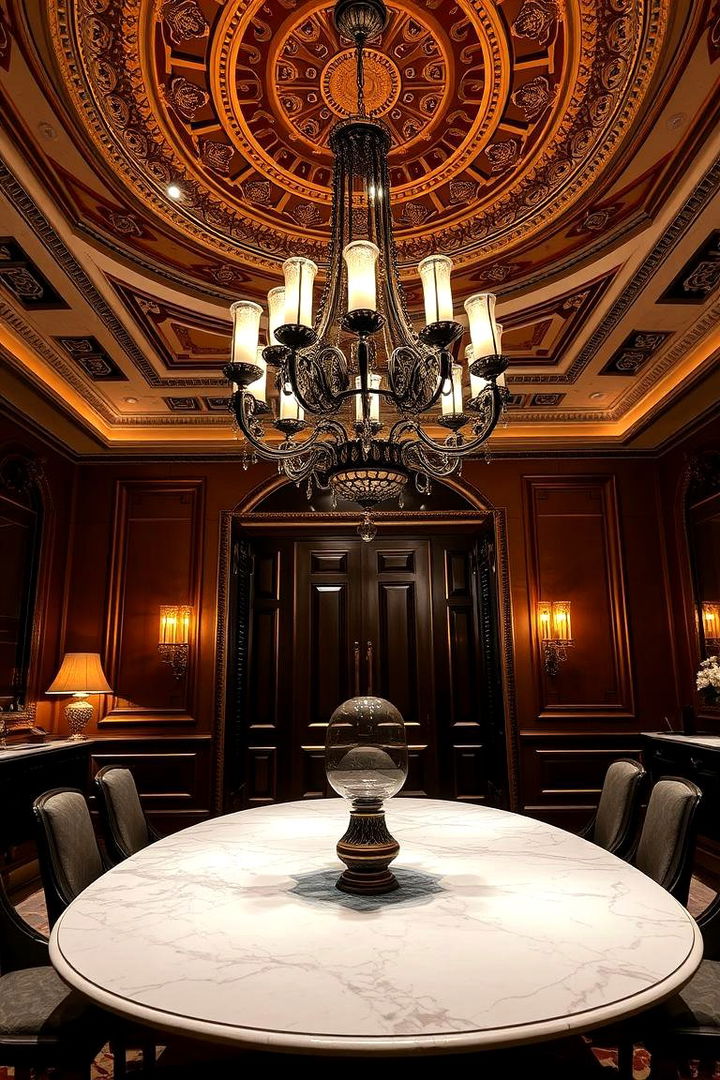 Elegant Centerpiece and Statement Lighting - Luxury Dining Room Ideas for Elegant Entertaining