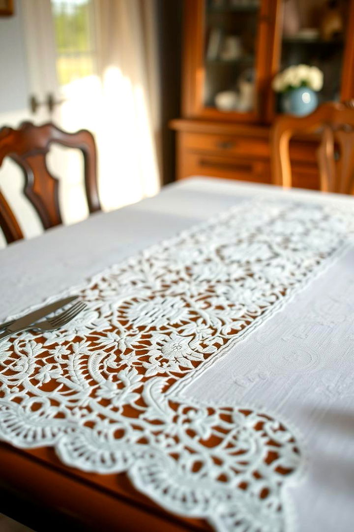 Elegant Lace Table Runners - Creative Table Runner Ideas to Elevate Your Dining Experience