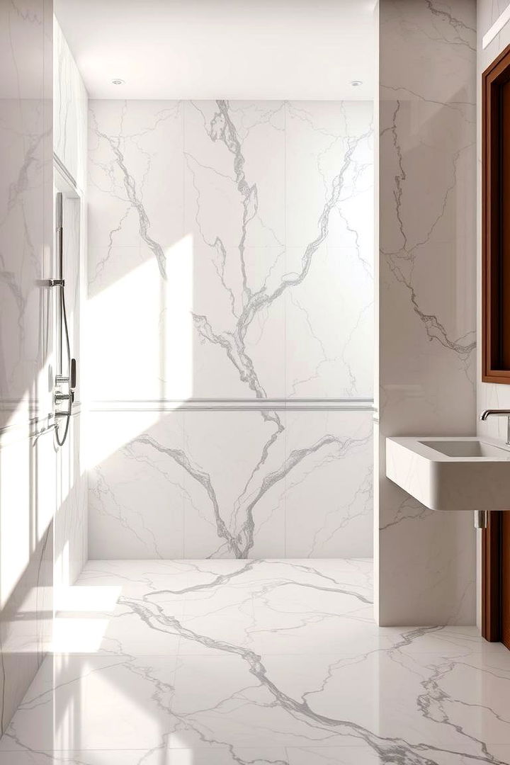 Elegant Marble Finishes - Luxury Bathroom Ideas for Spa-Inspired Home Retreats