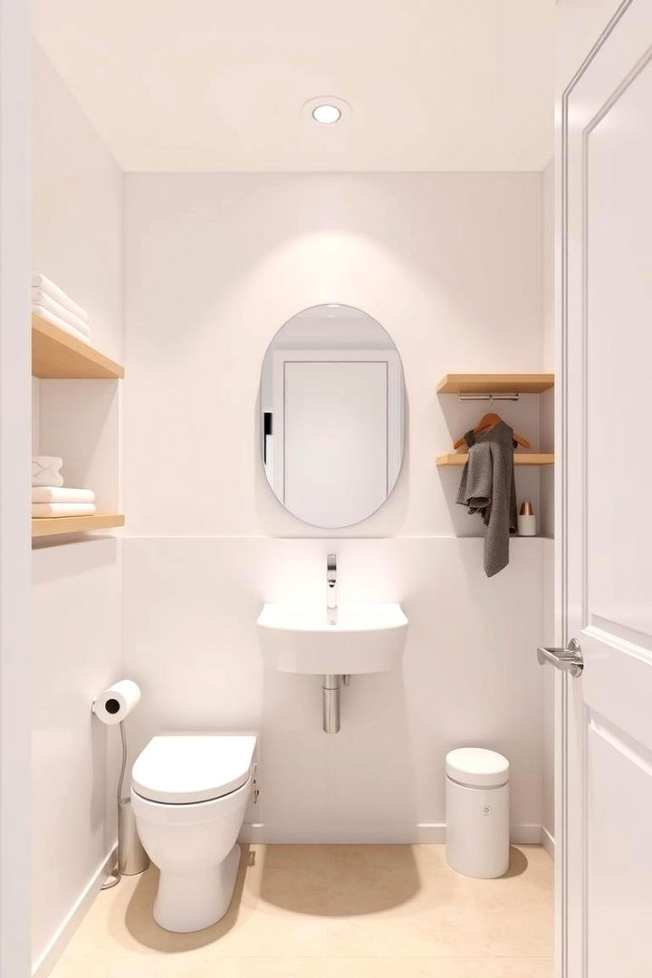 Elegant Minimalist Hall Bathroom Design - Elegant Hall Bathroom Ideas for Compact Spaces