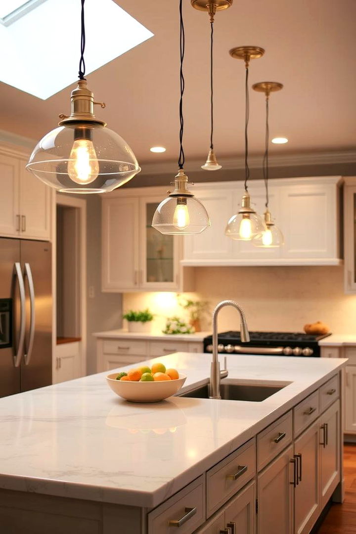 Elegant Pendant Lighting - Stunning Kitchen Island Lighting Ideas for Focal Points