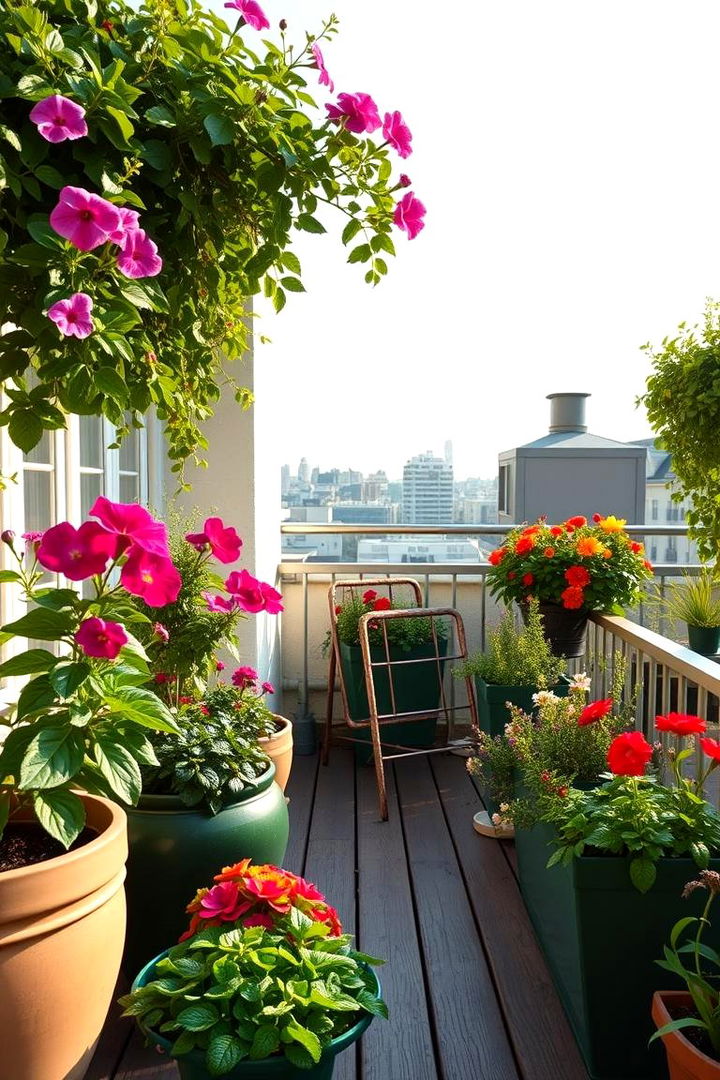 Elevated Garden Retreat - Balcony Over Garage Ideas to Maximize Space