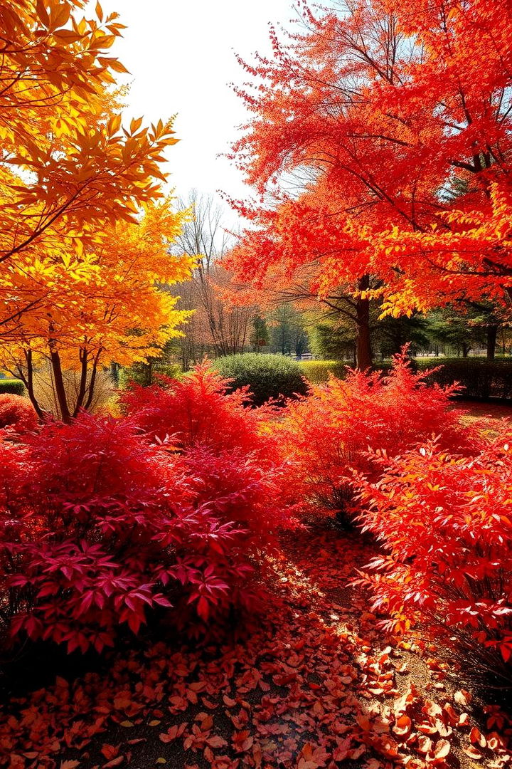 Embrace Autumn Foliage Colors - Stunning Fall Garden Ideas for Seasonal Color and Texture