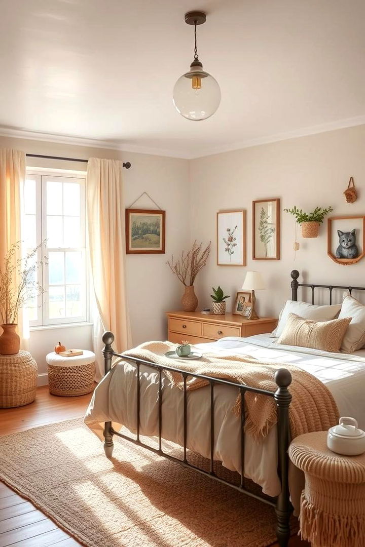 Embrace Natural Color Palettes - Whimsical Cottagecore Bedroom Ideas for a Storybook Retreat
