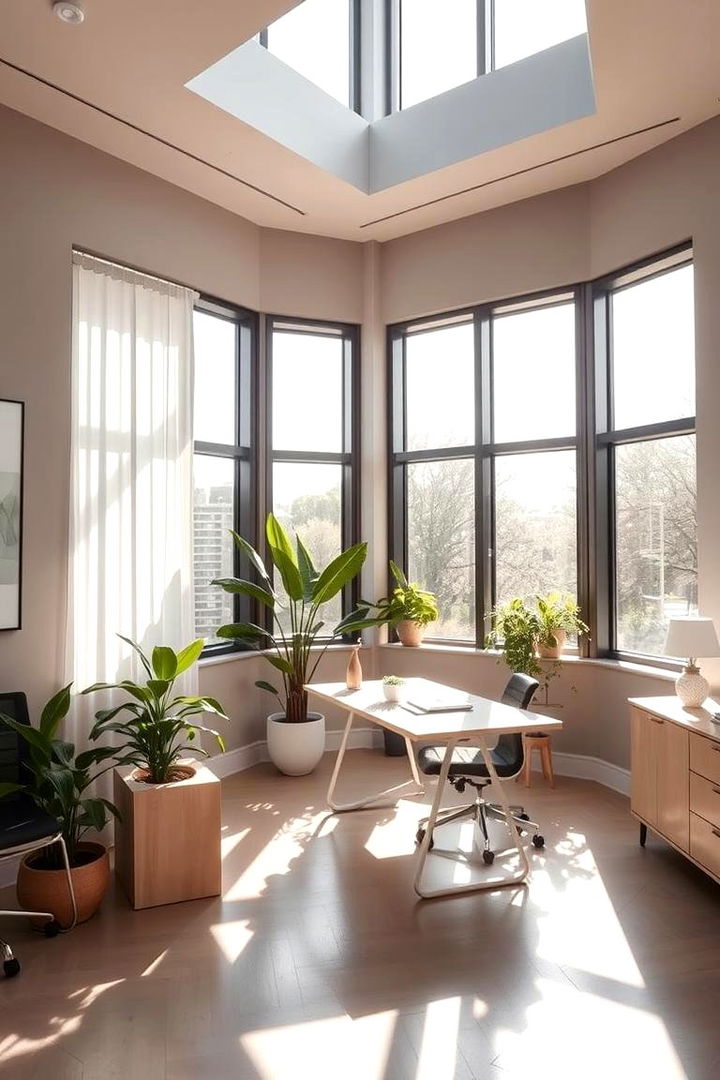 Embrace Natural Lighting - Sunroom Home Office Ideas for Inspiring Workspaces