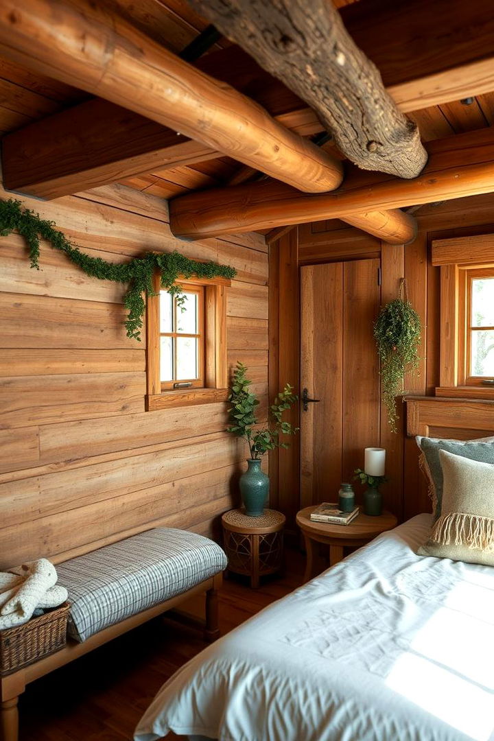 Embrace Natural Wood Elements - Forest Themed Bedroom Ideas for a Natural Retreat