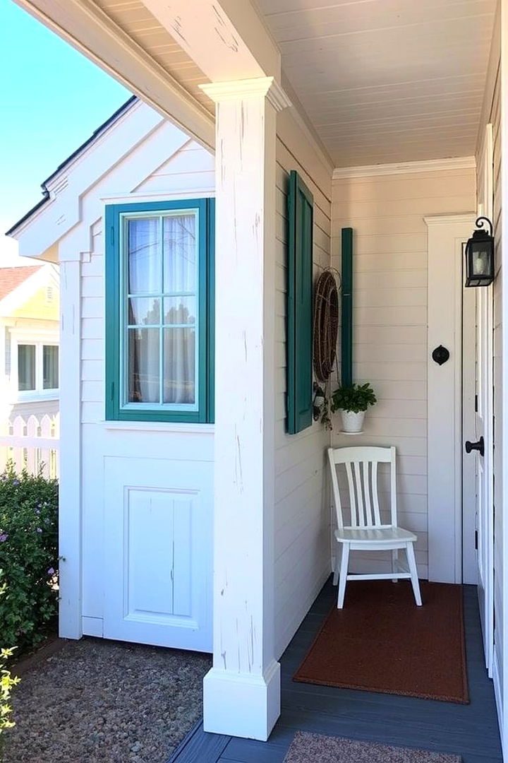 Embracing Coastal Cottage Charm - Cape Cod Front Porch Ideas for Charming Small Entryways