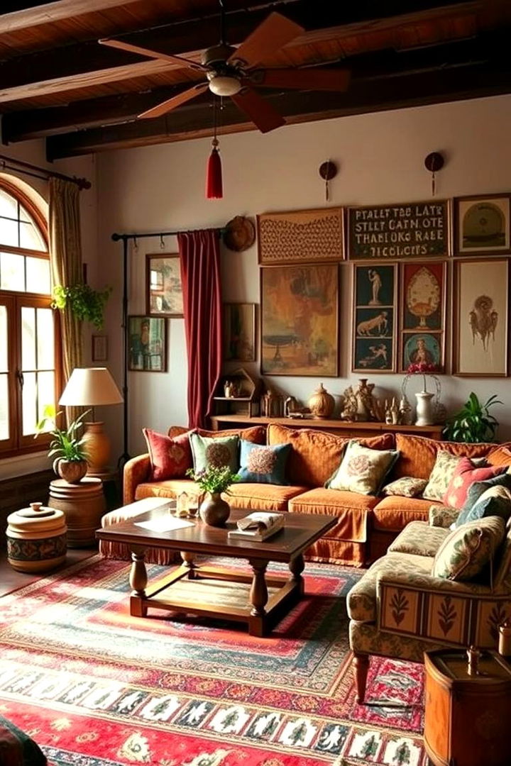 Embracing Eclectic Patterns - Boho Room Ideas for Eclectic Interior Design