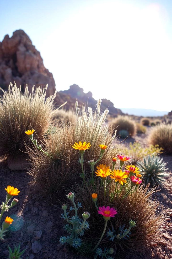 Embracing Native Desert Flora - Inspiring Desert Landscape Ideas for Your Yard