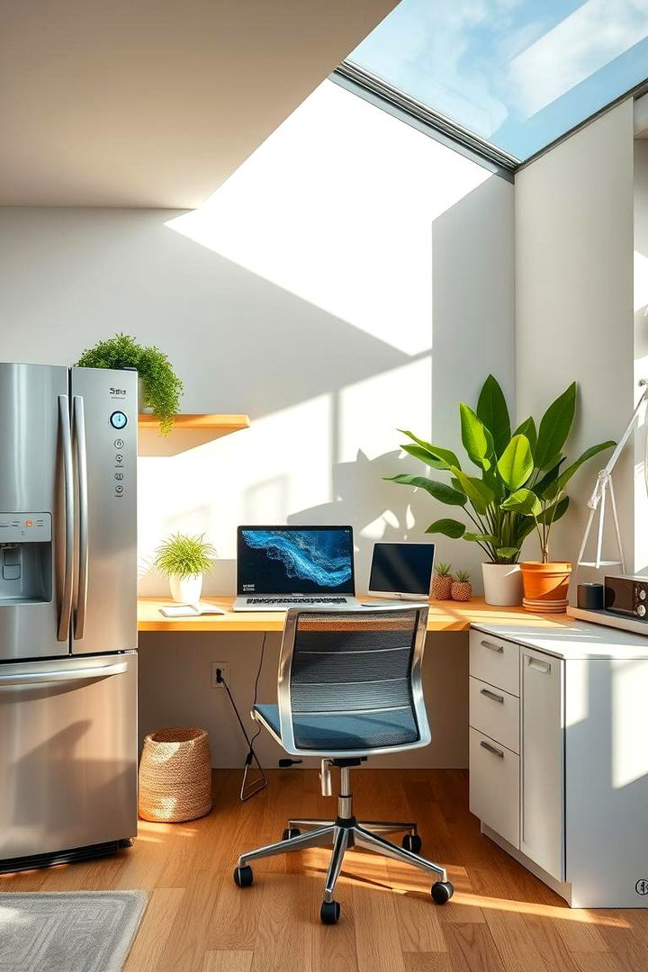 Energy Efficient Appliances Integration - Green Home Office Ideas to Inspire Productivity & Style