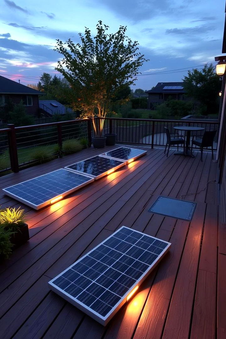 Energy Efficient Solar Deck Lighting - Deck Lighting Ideas for Ambiance and Functionality