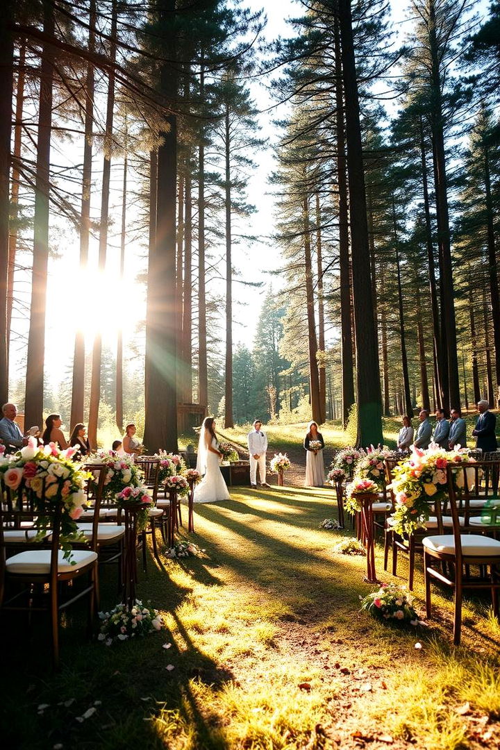 Ethereal Outdoor Ceremony - Boho Wedding Decor Ideas for a Rustic Celebration