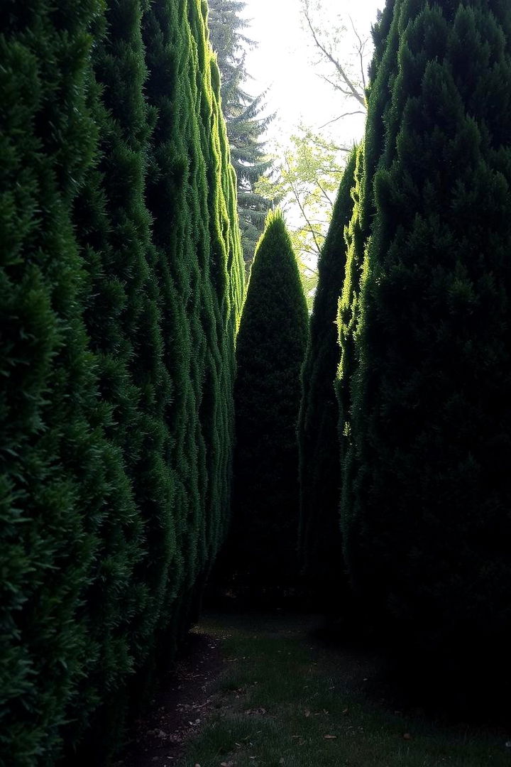 Evergreen Hedges for Instant Seclusion - Backyard Privacy Ideas for Secluded Outdoor Living