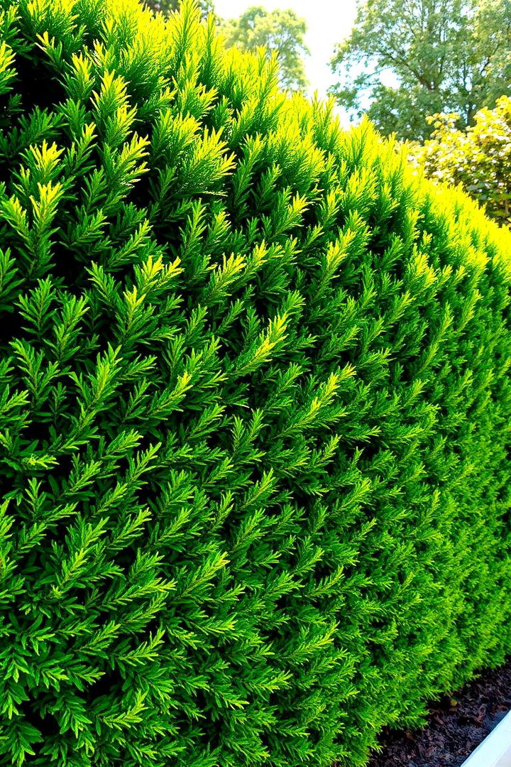 Evergreen Privacy Pillars - Best Shrubs for Privacy: Natural Screening Solutions