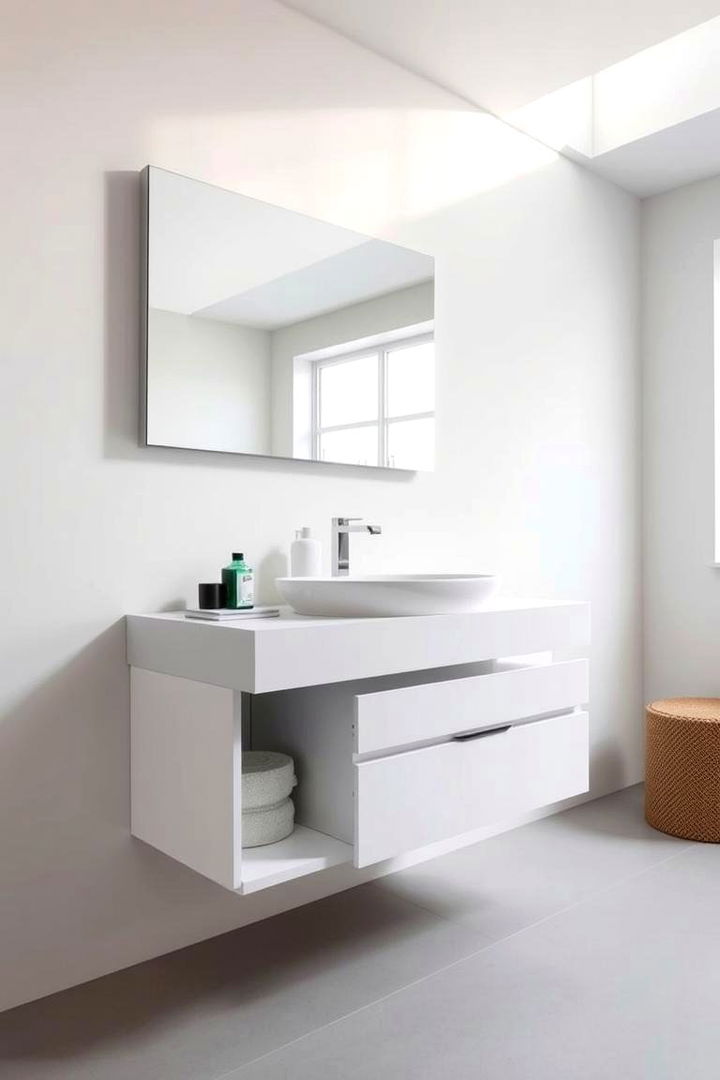 Floating Vanity - Small Bathroom Vanity Ideas for Compact Spaces