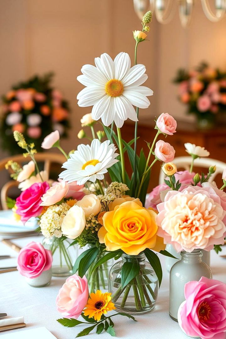 Floral Fantasy Centerpiece - Baby Shower Centerpiece Ideas for Stunning Tables