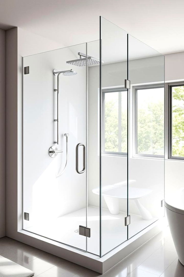 Frameless Glass Shower Enclosures - Bathroom Shower Ideas: Stylish and Functional Designs