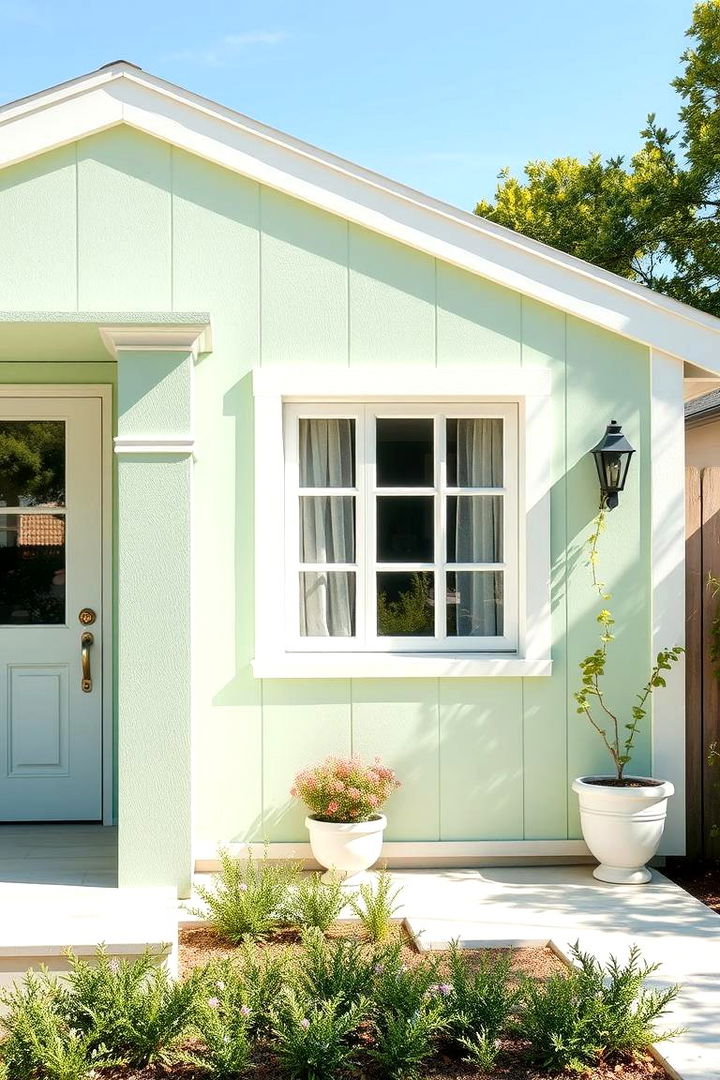 Fresh Light Green Accents - Light Green House Exterior Ideas for a Fresh Look