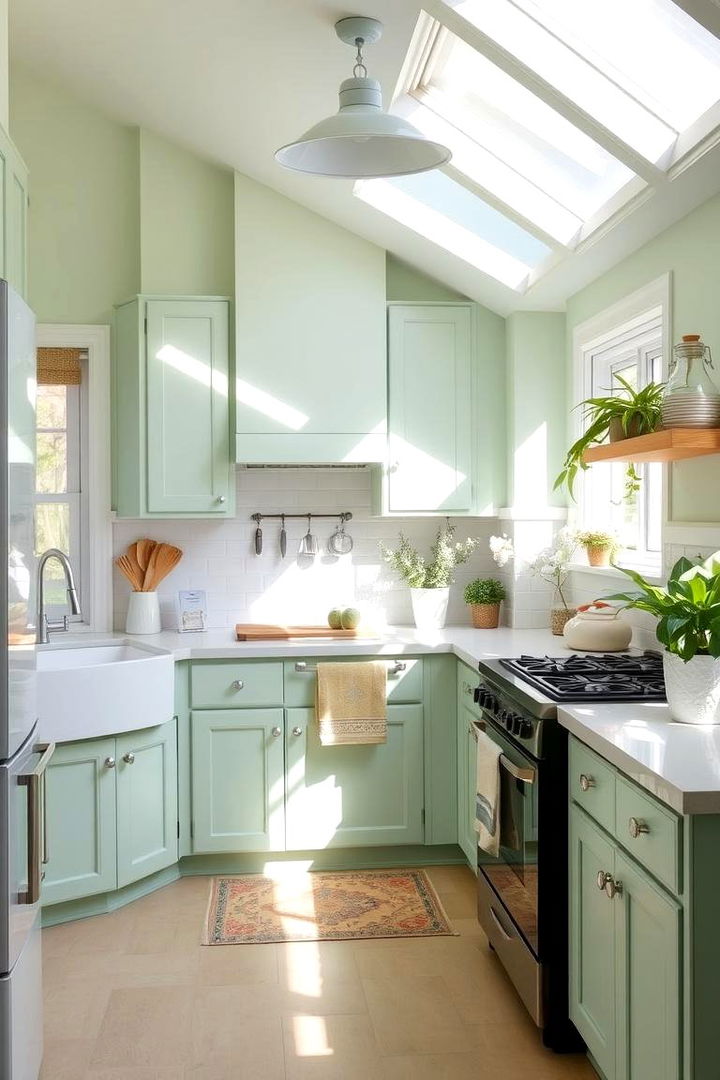 Fresh Mint Color Palette - Mint Kitchen Decor Inspiration for Fresh and Inviting Spaces