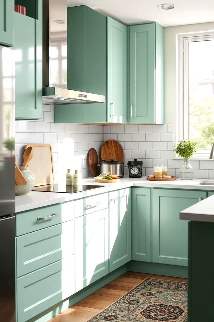 Fresh Mint Green Cabinets - Mint Green Kitchen Ideas: Fresh Designs for Modern Homes