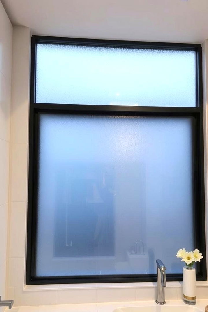 Frosted Vinyl Window Films - Bathroom Window Treatment Ideas for Privacy and Style