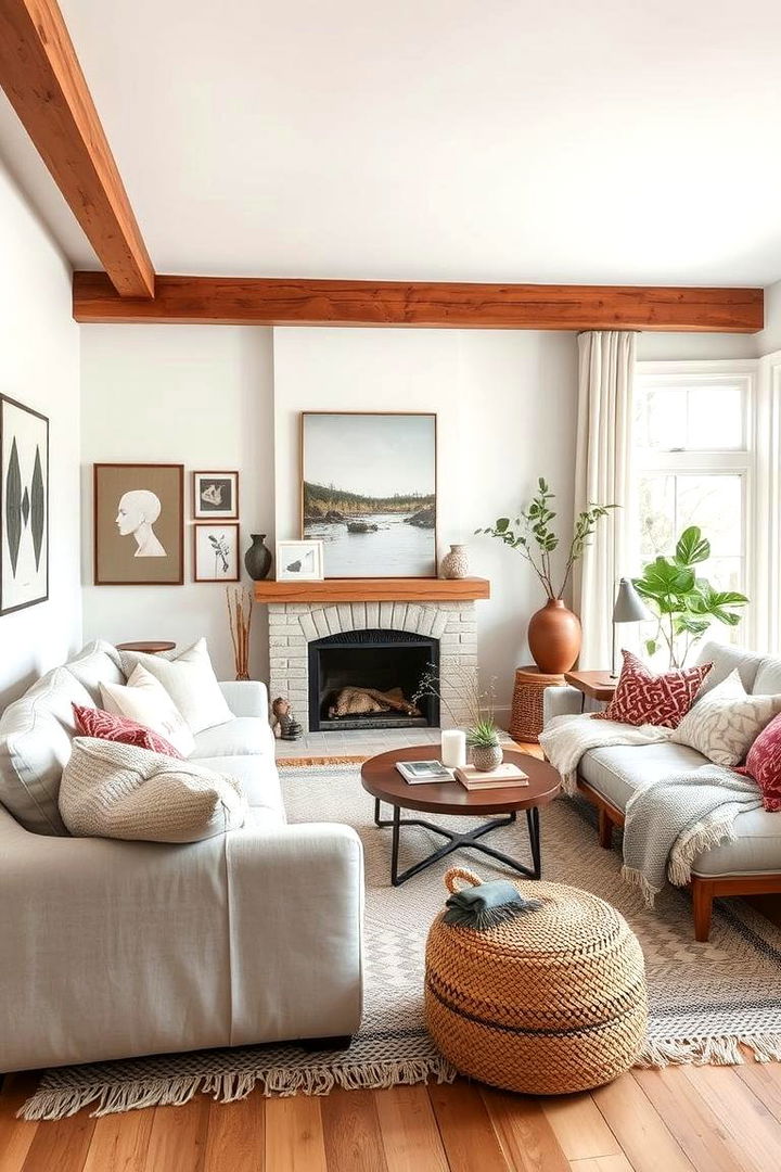 Fusion of Boho Charm and Scandinavian Minimalism - Boho-Scandinavian Design & Decor Ideas for Modern Homes
