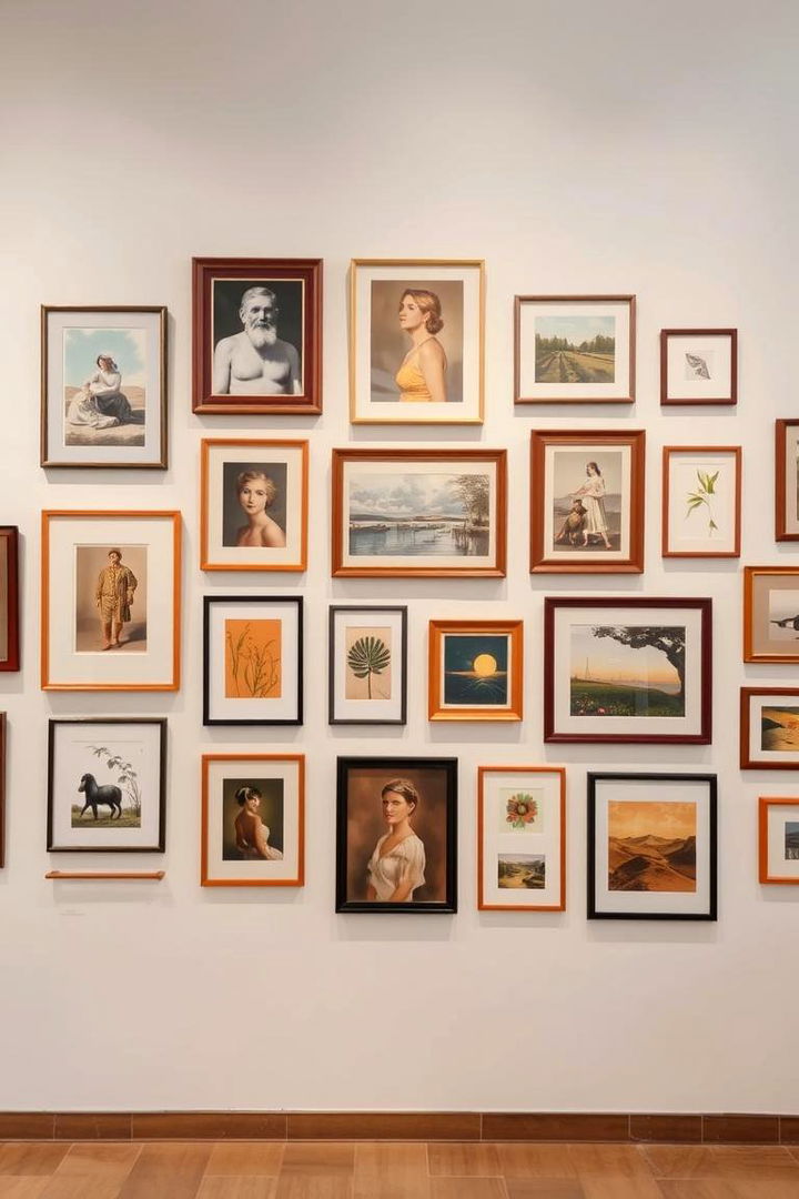 Gallery Wall Display - Blank Wall Decor Ideas to Transform Empty Spaces Creatively
