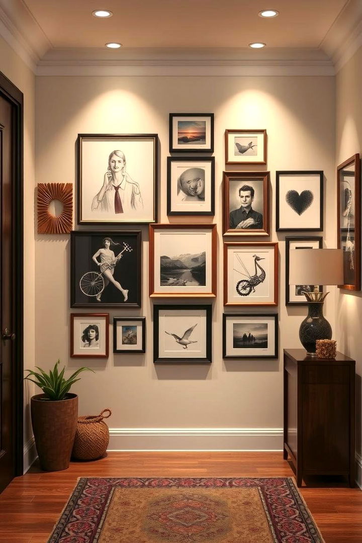 Gallery Wall Masterpiece - Entryway Wall Decor Ideas to Elevate Your Entrance