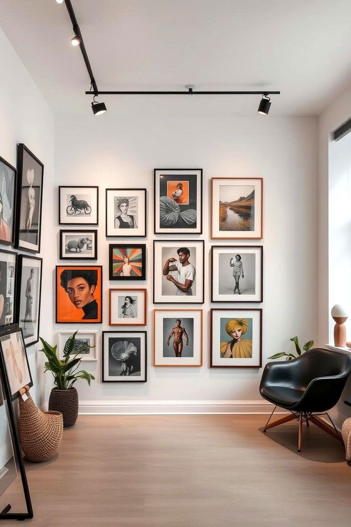 Gallery Wall Showcase - Creative Art Room Ideas to Inspire Your Inner Artist