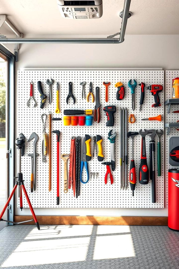 Garage Tool Organizer Pegboard - Pegboard Ideas for Organized and Functional Wall Storage