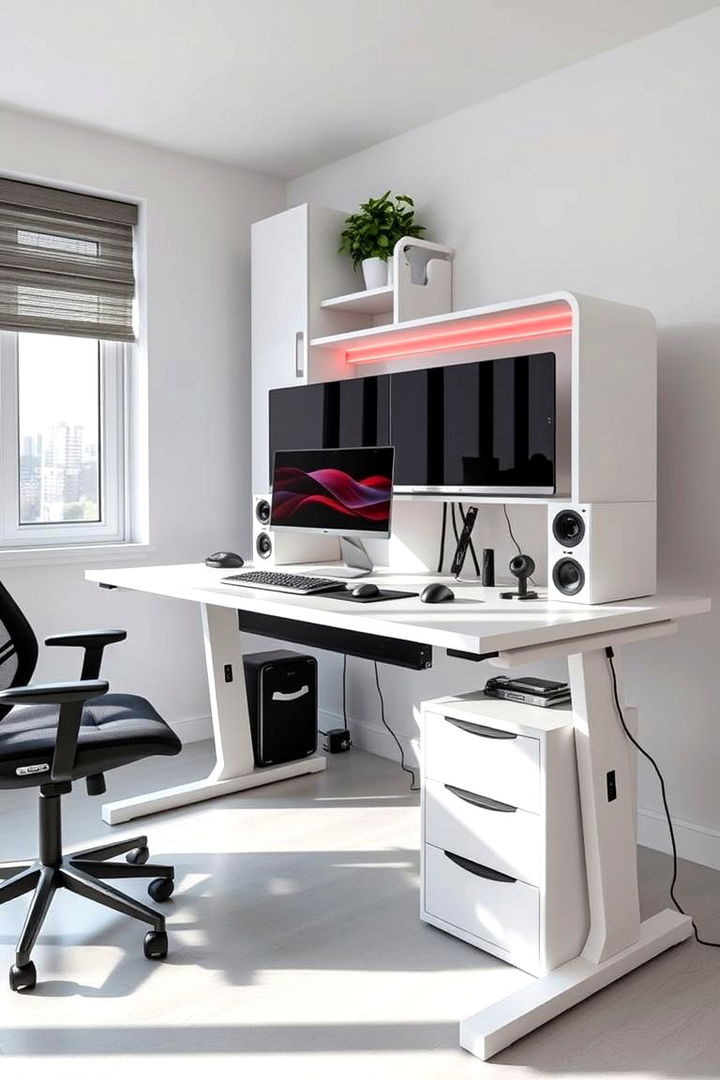 High Performance Gaming Desk - Boys Gaming Bedroom Setup Ideas for Ultimate Fun