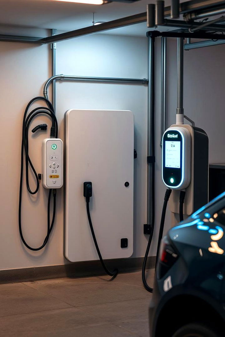 Home Garage Charging Station - Charging Station Ideas for Organized Tech Spaces