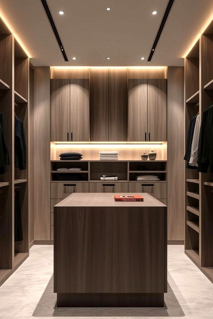 Innovative Centerpiece Storage - Closet Island Ideas for Maximized Bedroom Storage