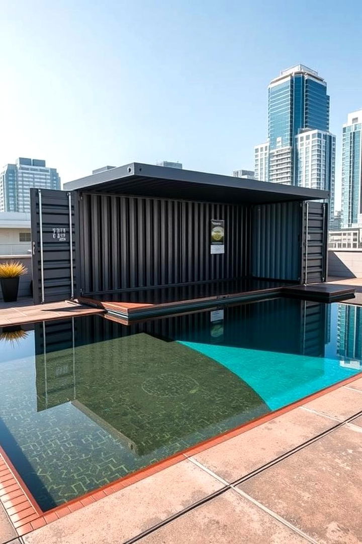 Innovative Design Concept - Shipping Container Pool Designs for Modern Backyards