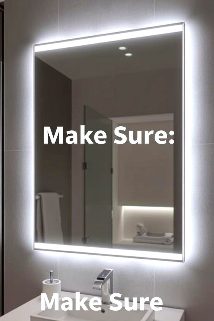 Integrated Mirror Lighting - Small Bathroom Lighting Solutions for Bright, Airy Spaces