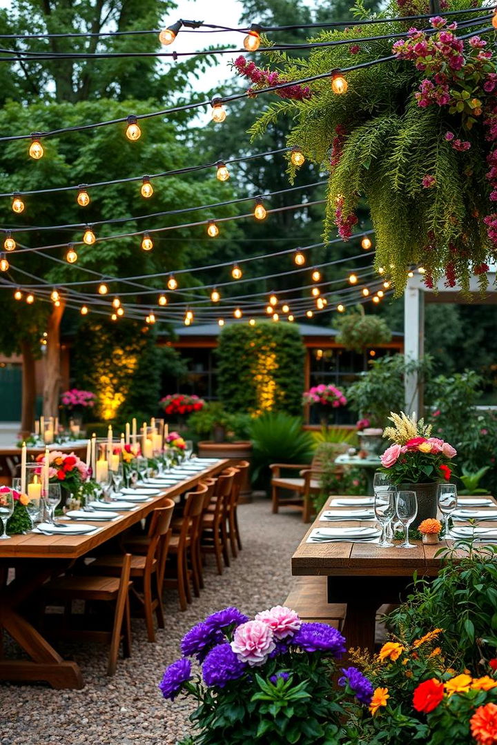 Intimate Garden Gathering - Wedding Rehearsal Dinner Ideas for Intimate Gatherings