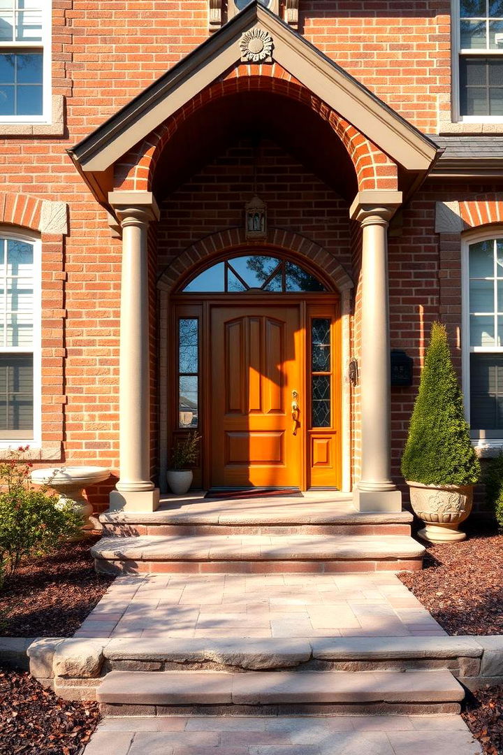 Inviting Curb Appeal - Brick Homes with Stone Accents: Exterior Inspiration