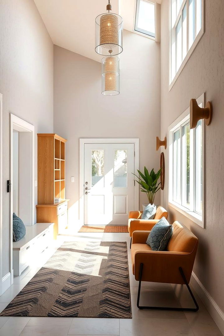 Inviting Entryway Design - Townhouse Interior Design Ideas for Urban Living