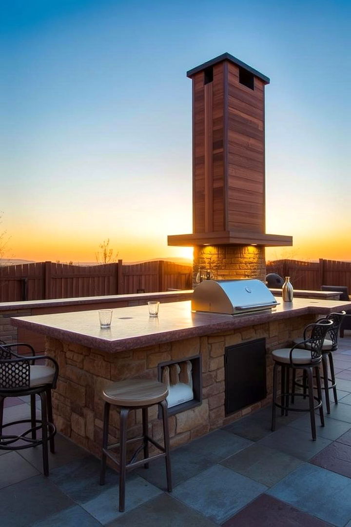 Inviting Outdoor Ambiance - Sizzling BBQ Island Ideas for Your Outdoor Cooking Oasis