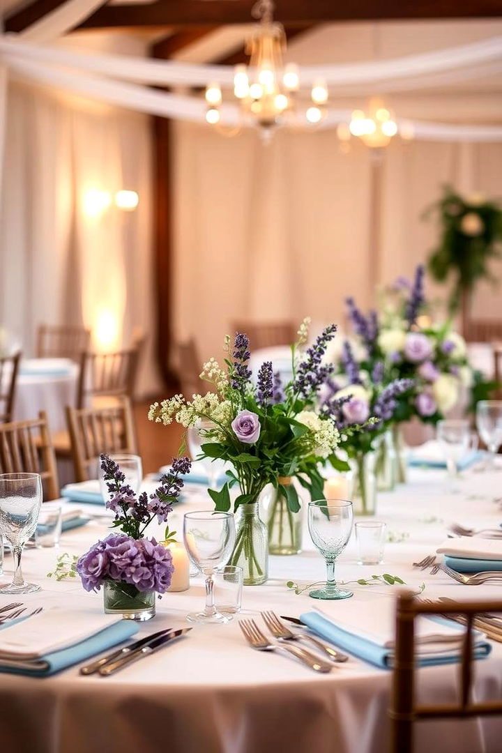 Lavender Floral Centerpieces - Lavender Wedding Ideas for a Romantic & Botanical Theme