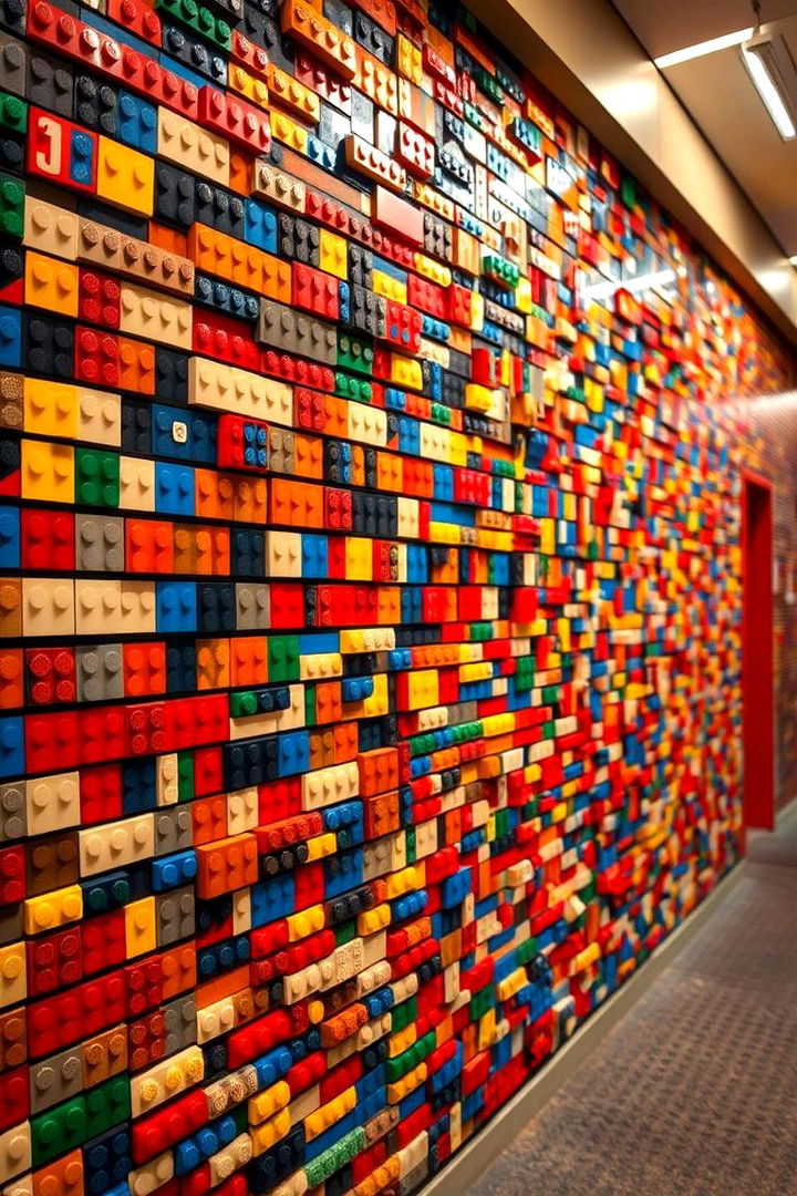 Lego Color Explosion Walls - Creative Lego Bedroom Themes for Kids and Collectors