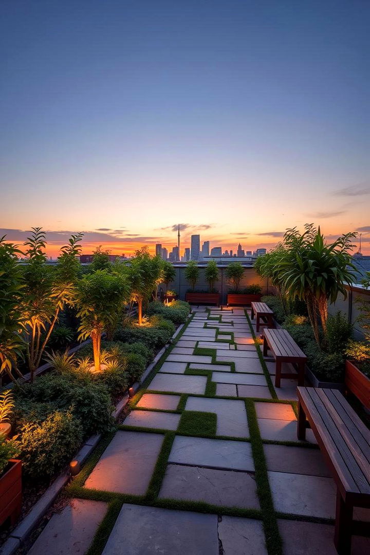 Lush Garden Oasis - Residential Rooftop Design Ideas for Urban Oases
