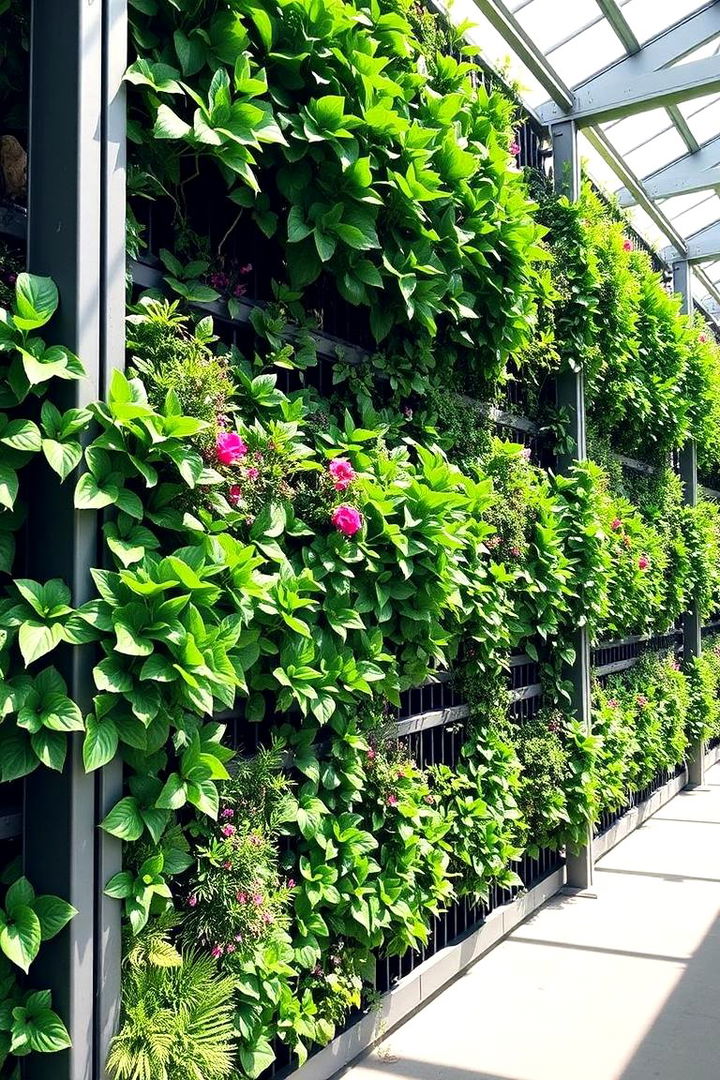 Lush Living Garden Wall - Garden Wall Ideas: Vertical & Space-Saving Planting Solutions