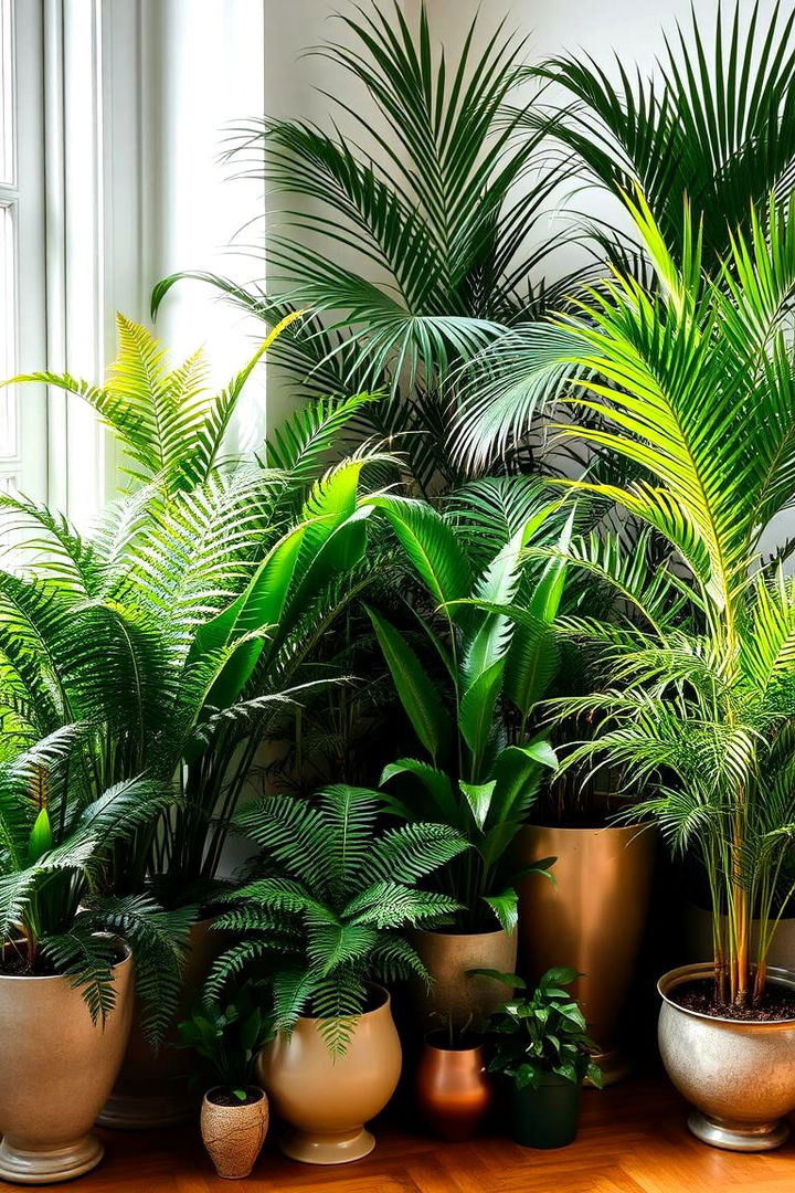 Lush Living Green Oasis - Creative Indoor Garden Ideas for Your Home